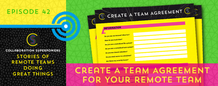 42 – Create A Team Agreement For Your Remote Team