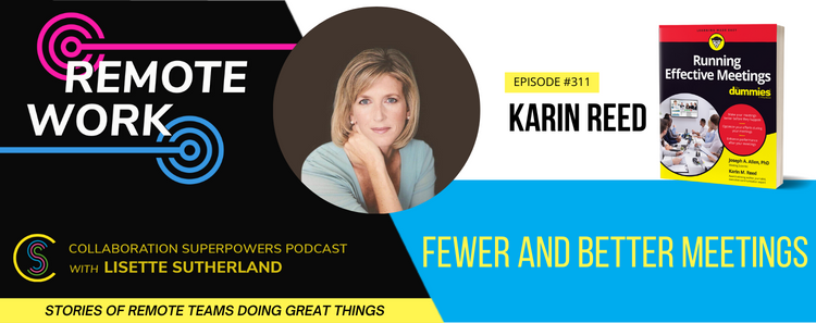311 – Fewer and Better Meetings with Karin Reed